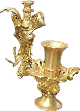 Petit Bougeoir en Or