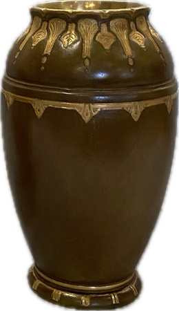Vase en Bronze et en Or